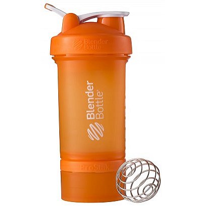 Blender Bottle Šejkr ProStak 450ml oranžová