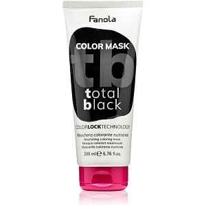 Fanola Color Mask barvicí maska na vlasy TOTAL BLACK 200 ml