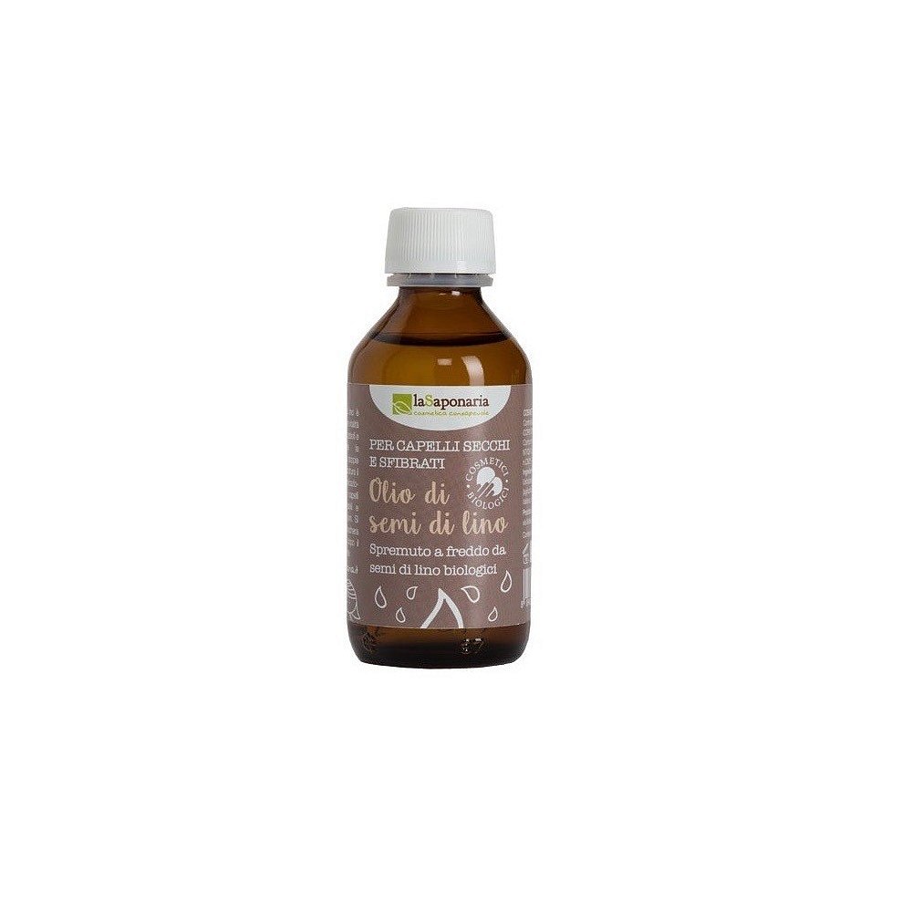 LA SAPONARIA Lněný vlasový olej za studena lisovaný BIO 100 ml