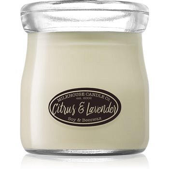 Milkhouse Candle Co. Creamery Citrus & Lavender vonná svíčka 142 g Cream Jar