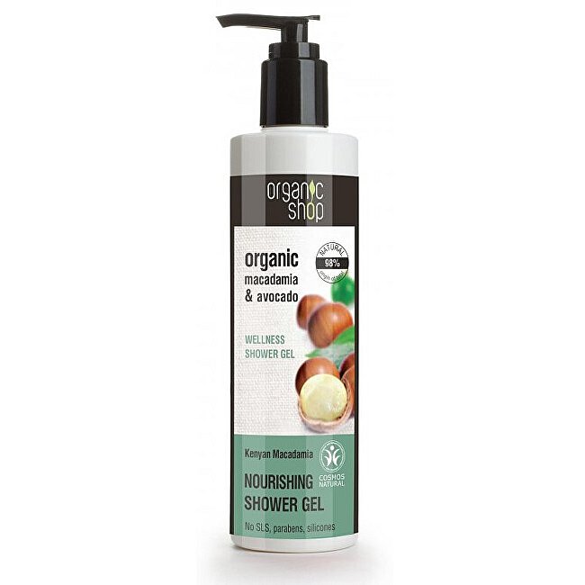 Organic Shop Vyživující sprchový gel Macadamia a avokádo (Nourishing Shower Gel)  280 ml