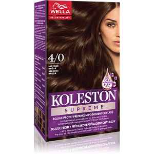 Wella Koleston Supreme barva na vlasy odstín 4/0 Medium Brown 100 ml