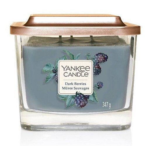 Yankee Candle Aromatická svíčka střední hranatá Dark Berries  347 g