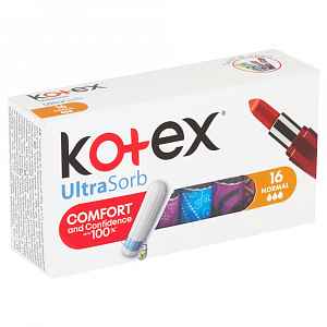 KOTEX Tampony Ultra Sorb Normal 16ks
