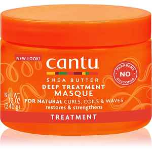 CANTU Shea Butter Deep Treatment Mask hloubkově regenerační maska pro vlnité a kudrnaté vlasy 340 g