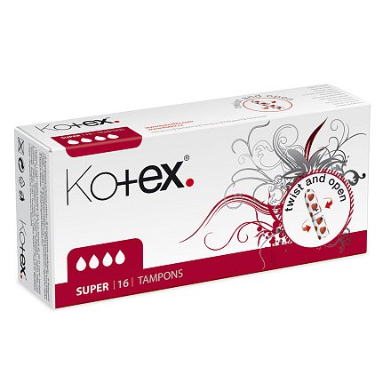 KOTEX Tampony Super 16ks