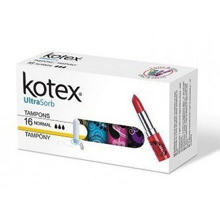 KOTEX Tampony Ultra Sorb Normal 16ks