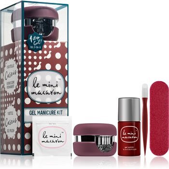 Le Mini Macaron Gel Manicure Kit Cassis kosmetická sada V. (na nehty)