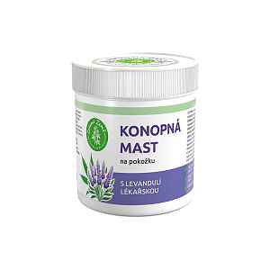 ZELENÁ ZEMĚ Konopná mast s levandulí 100 ml