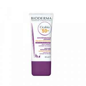 Bioderma Cicabio zklidňující a obnovující péče SPF 50+  30 ml