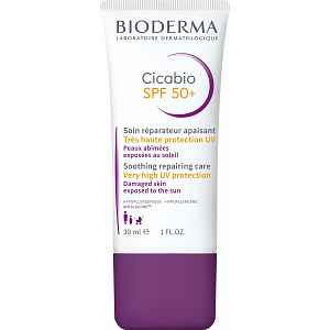 Bioderma Cicabio zklidňující a obnovující péče SPF 50+  30 ml