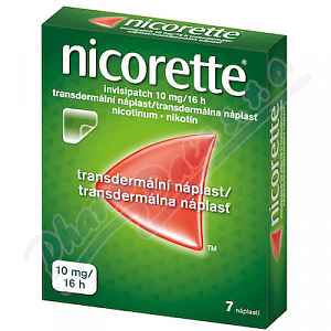 Nicorette Invisipatch 10 mg/16 h transdermální náplast 7 ks