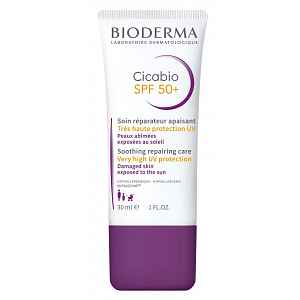 Bioderma Cicabio zklidňující a obnovující péče SPF 50+  30 ml