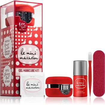 Le Mini Macaron Gel Manicure Kit Cherry Red kosmetická sada VII. (na nehty)