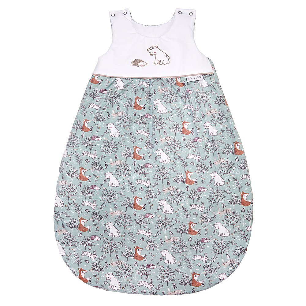 LITTLE ANGEL Spací pytel Outlast® 86-92 lišejník-cihlová liška/bílá