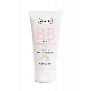 Ziaja BB krém na normální suchou a citlivou pleť Tón přirozený SPF15 50 ml