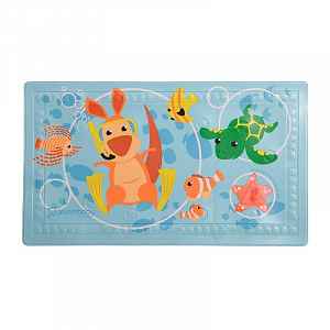 Dreambaby Podložka do vany protiskluzová s teplotním indikátorem Mořské zvířátka