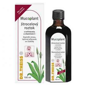 Mucoplant Jitrocel.sirup bez cukru+echinacea 123g