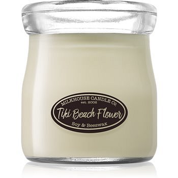 Milkhouse Candle Co. Creamery Tiki Beach Flower vonná svíčka 142 g Cream Jar