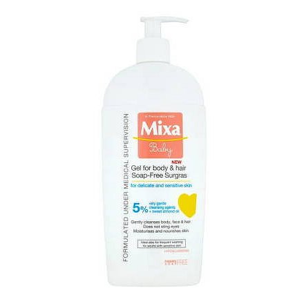 Mixa Baby Mycí gel na tělo a vlásky 400ml