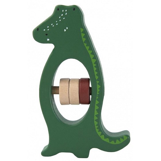 Trixie Dřevěné chrastítko Mr. Crocodile