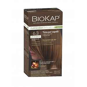 BIOKAP Nutricolor Delicato Rapid 6.30 Tmavá blond zlatá barva na vlasy 135 ml