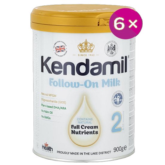 Kendamil pokračovací mléko 2 DHA+ 6x900g