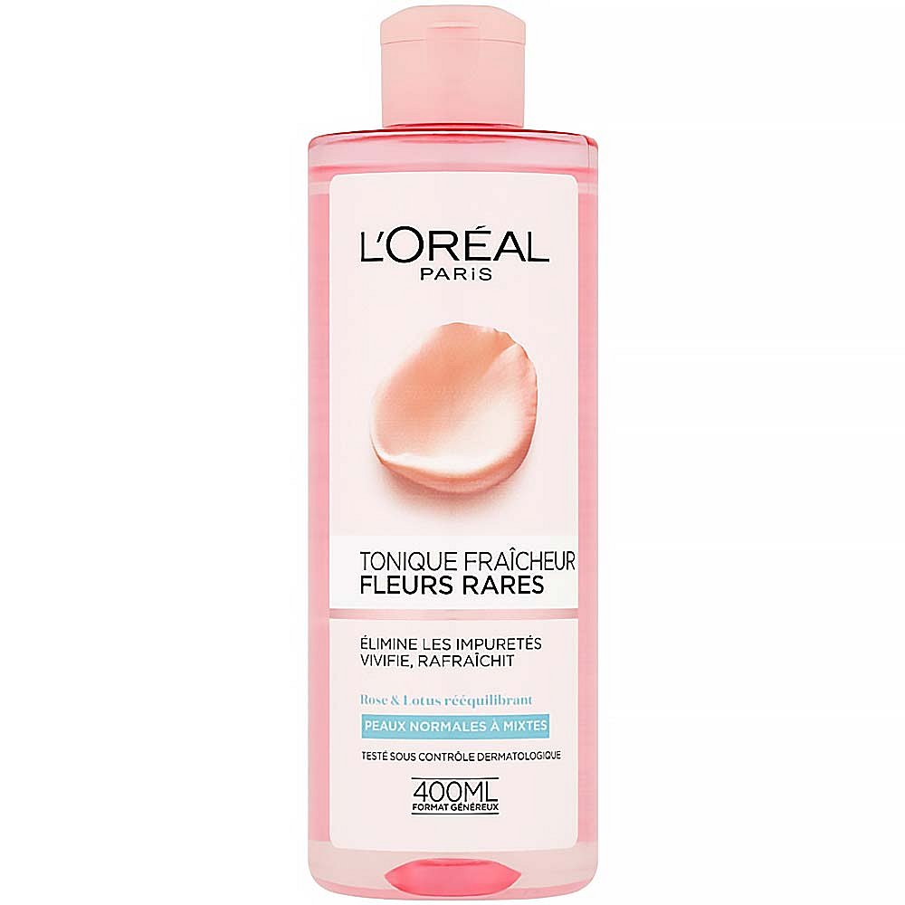 L'ORÉAL Paris Pleťová voda s výtažky vzácných květů pro normální až smíšenou pleť 400 ml
