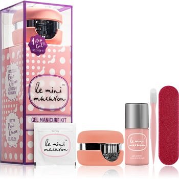 Le Mini Macaron Gel Manicure Kit Rose Creme kosmetická sada VI. (na nehty)