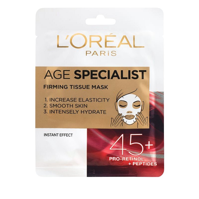 L´Oréal Paris Age Specialist 45+ zpevňující textilní maska