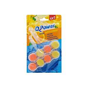 Q-Power tuhý WC závěs Svěží citrusy 2 ks