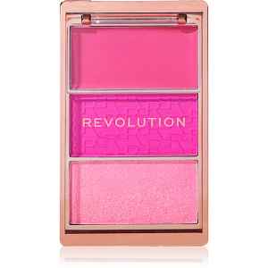 Revolution Blush Icon Palette paleta tvářenek odstín Hot Pink Flag 9.8 g