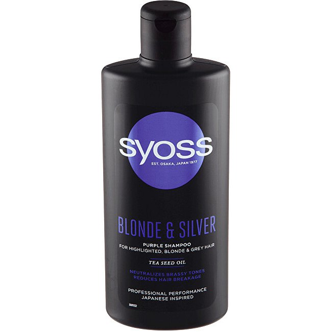 Syoss Šampon pro blond a šedivé vlasy Blond & Silver (Purple Shampoo) 440 ml