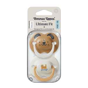 Tommee Tippee Silikonový dudlík Ultimate Fit Deco Boy 18-36m 2 ks více barevných variant