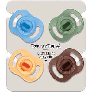 Tommee Tippee Ultra Light Stay Put 18-36m dudlík Boy 4 ks
