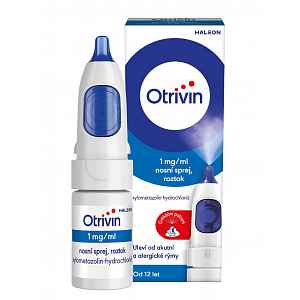 Otrivin Nosní sprej s dávkovačem 1 mg/ml roztok 10 ml