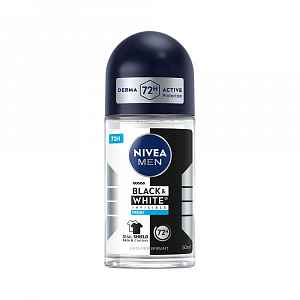 Nivea Men Black & White Invisible Fresh Kuličkový antiperspirant 50 ml