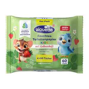 alouette Dětský vlhčený toaletní papír multipack, různé druhy 240 ks