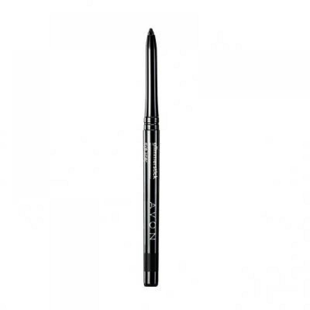 Avon Glimmerstick Eye Liner tužka na oči Blackest Black 0,28 g