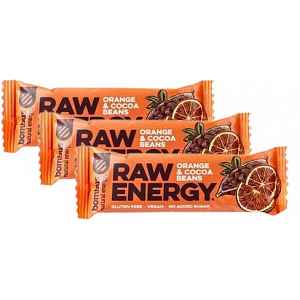 Bombus Raw Energy pomeranč a kakaové boby 3 x 50 g
