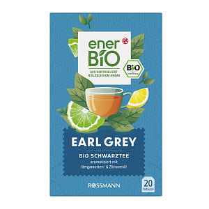 enerBiO BIO Černý čaj Earl Grey Bergamot a citron