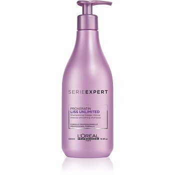 L’Oréal Professionnel Serie Expert Liss Unlimited vyhlazující šampon pro nepoddajné a krepatějící se vlasy  500 ml