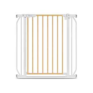 LIONELO Dětská zábrana Truus Slim White Natural 75-105 cm