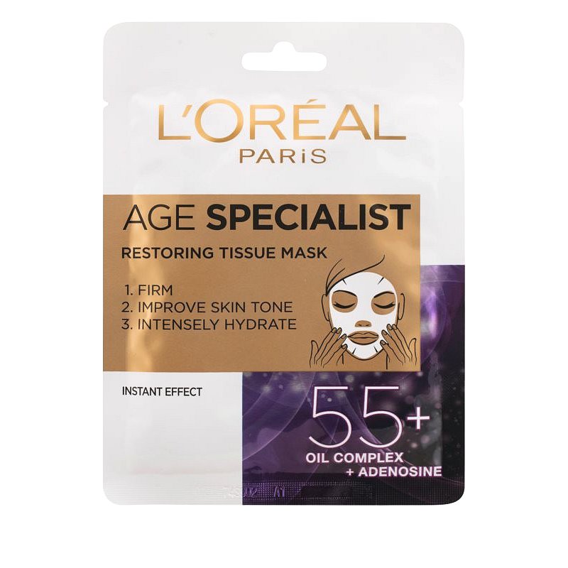 L´Oréal Paris Age Specialist 55+ obnovující textilní maska