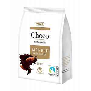 POEX Choco Exclusive Mandle v hořké čokoládě 150 g