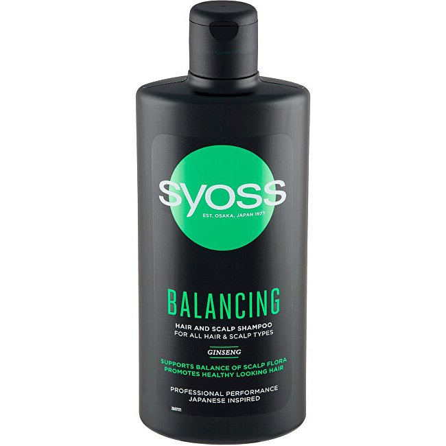 Syoss Šampon pro všechny typy vlasů Balancing (Hair and Scalp Shampoo) 440 ml