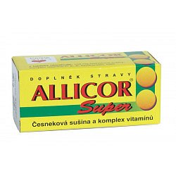 Allicor Super česnek+vitamin C 60 tablet