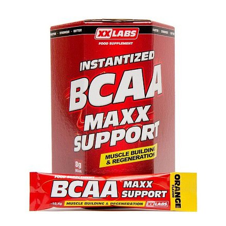 BCAA Maxx Support 30 sáčků 310g pomeranč
