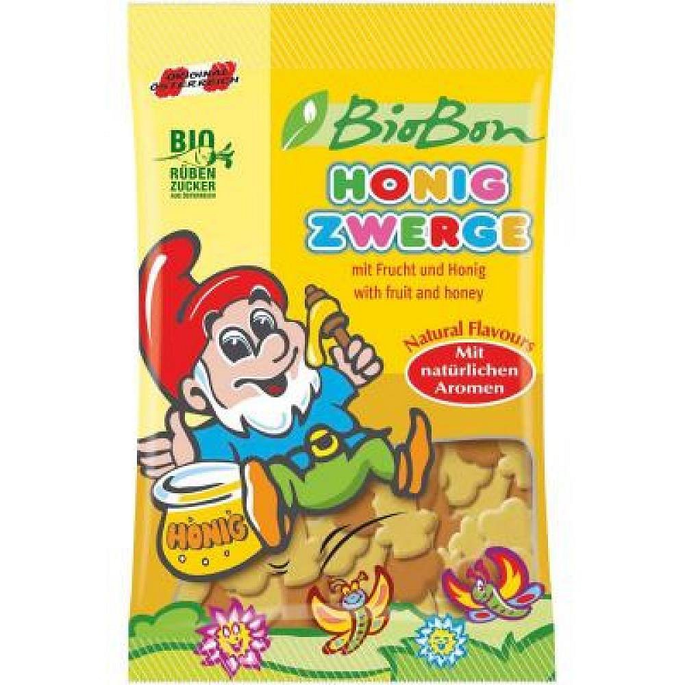 Bio gumové bonbony medoví trpaslíci 85g