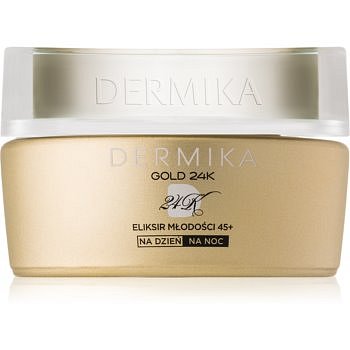 Dermika Gold 24k Total Benefit luxusní omlazující krém 45+  50 ml